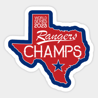 RANGERS CHAMPS Sticker